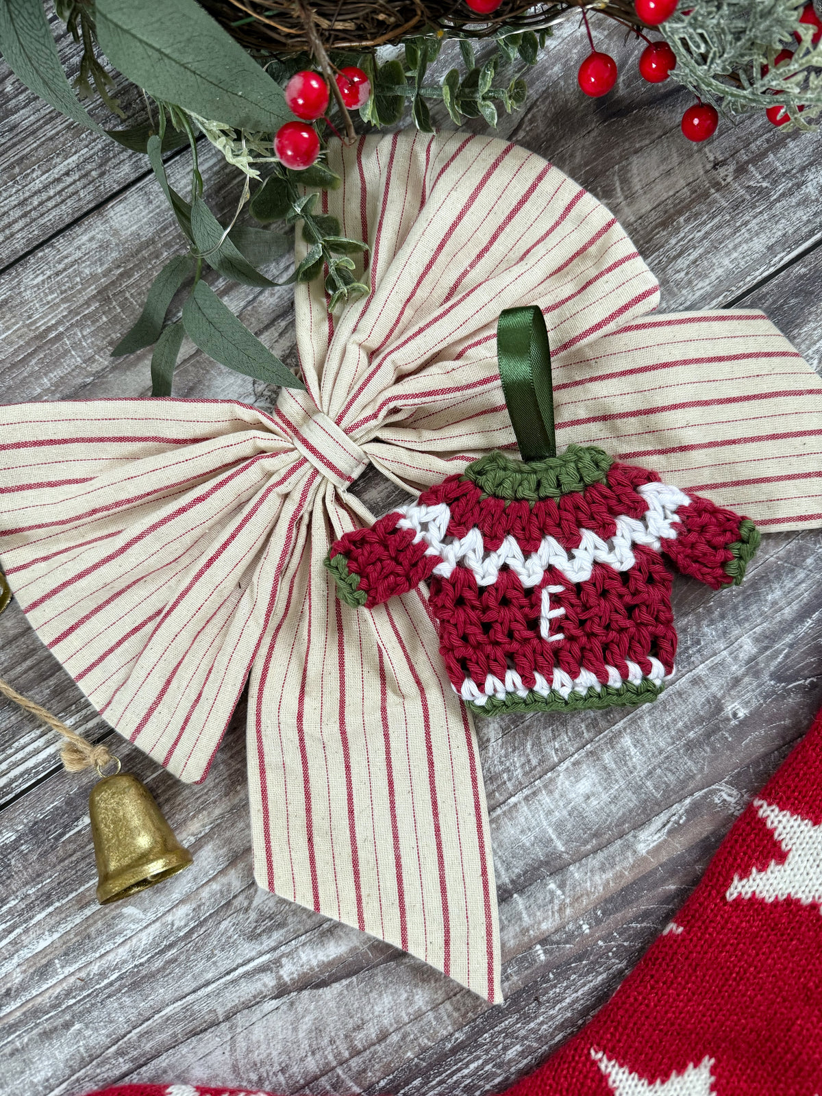 Personalised Christmas Jumper Tree Decoration