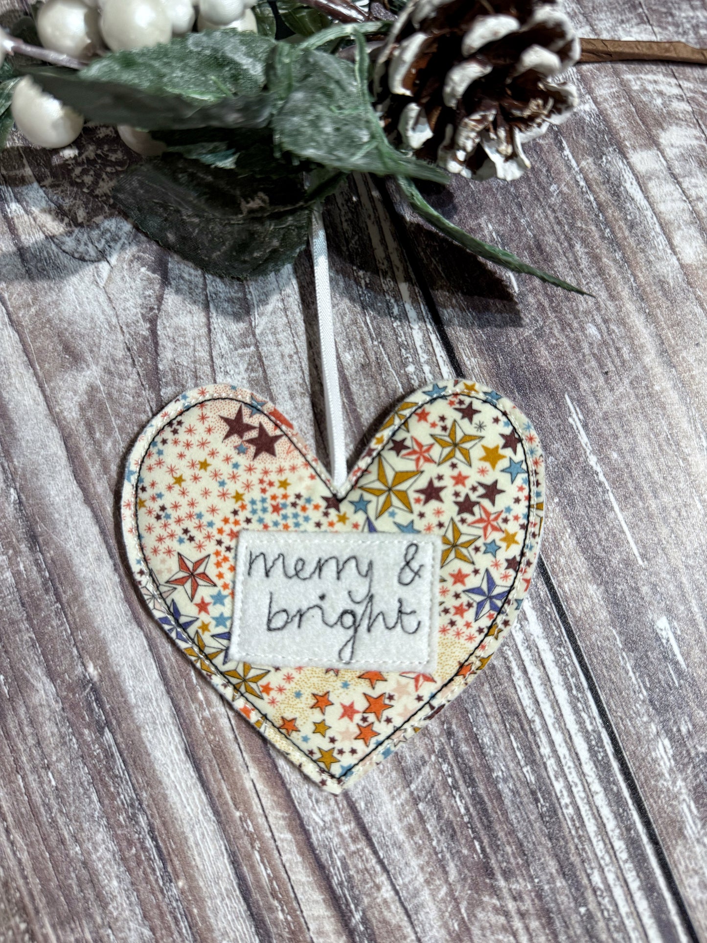 Liberty Christmas Heart Decoration