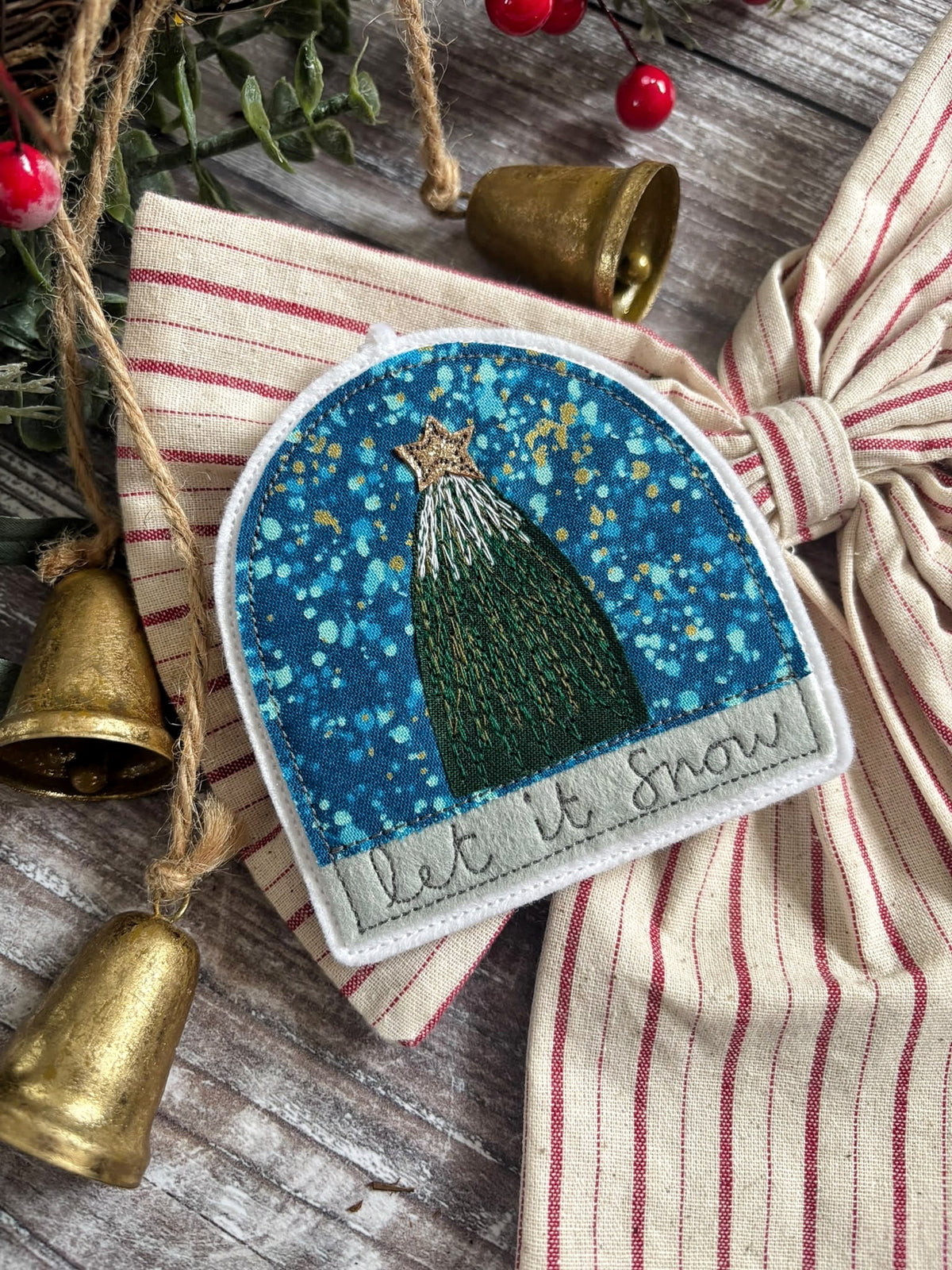 "Let It Snow" Snow Globe Christmas Decoration