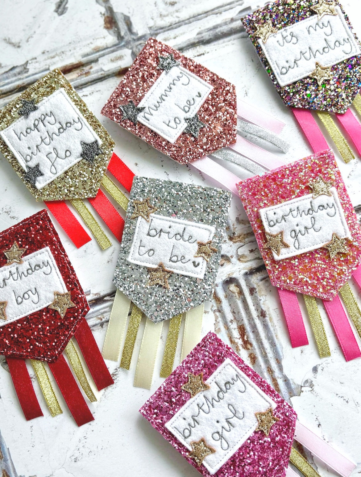 Personalised Celebration Badge | Tink and Reu