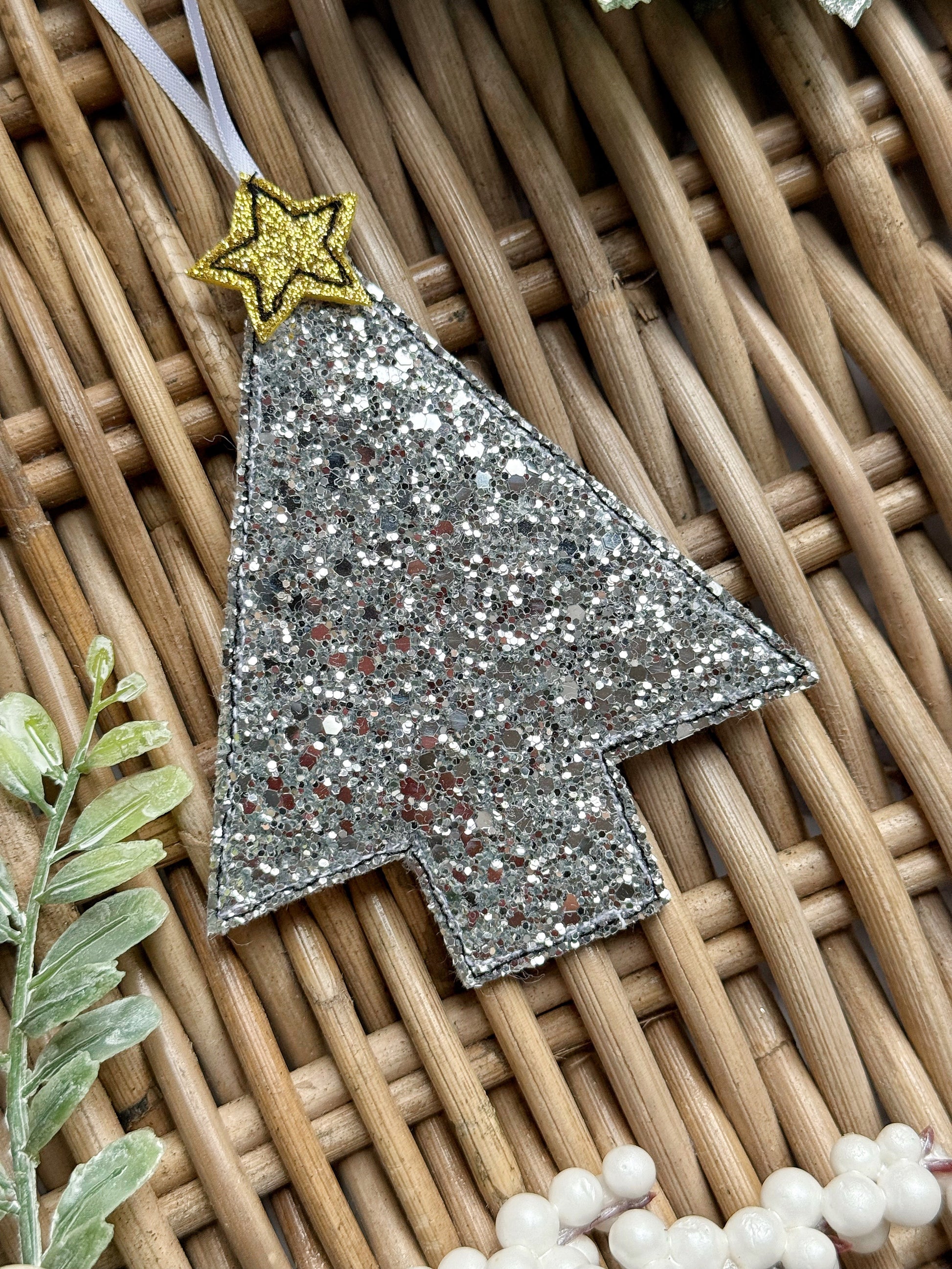 Glitter Tree Decoration | Tink and Reu