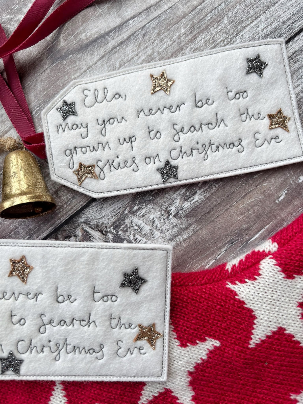 Christmas Eve Parcel Tag 