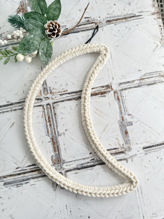 Crochet Moon Decoration | Tink and Reu