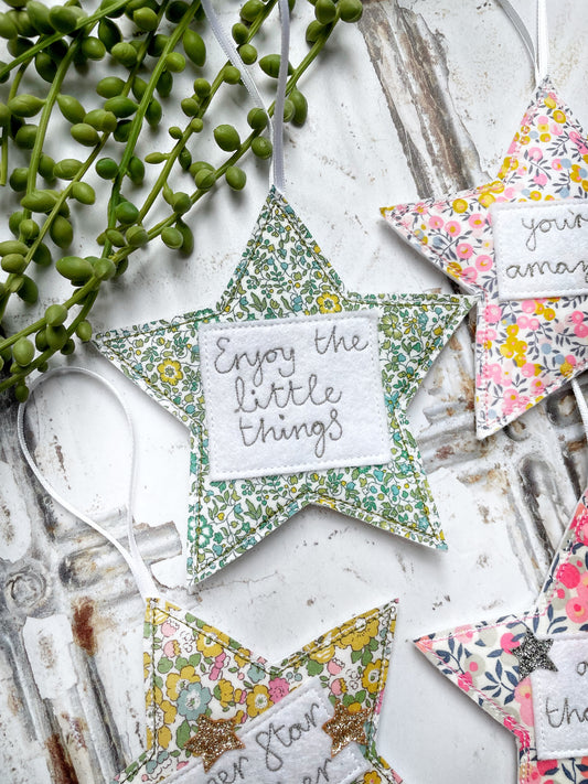 Personalised Liberty Star Decoration | Tink and Reu