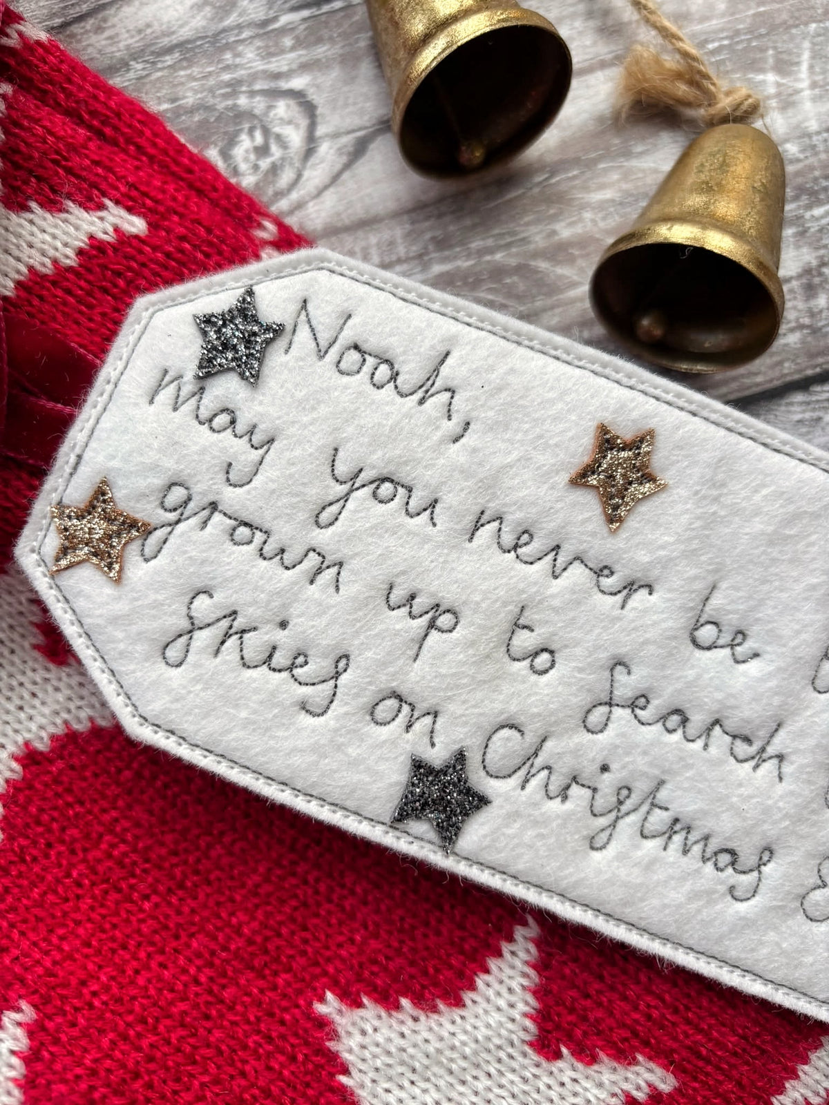 Christmas Eve Parcel Tag 