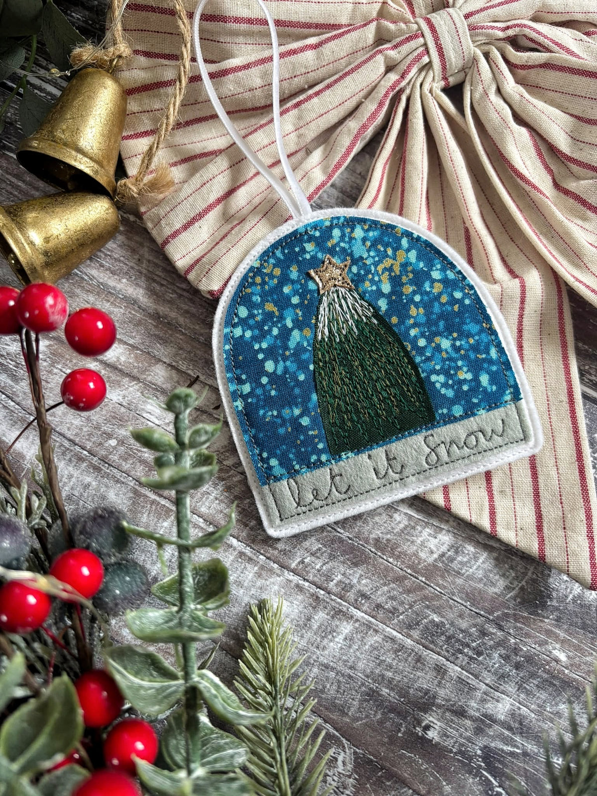 "Let It Snow" Snow Globe Christmas Decoration 