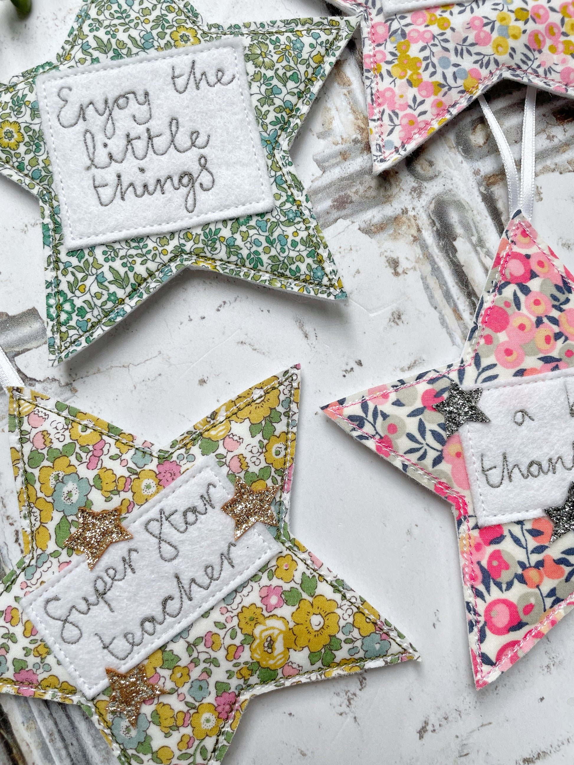 Personalised Liberty Star Decoration | Tink and Reu