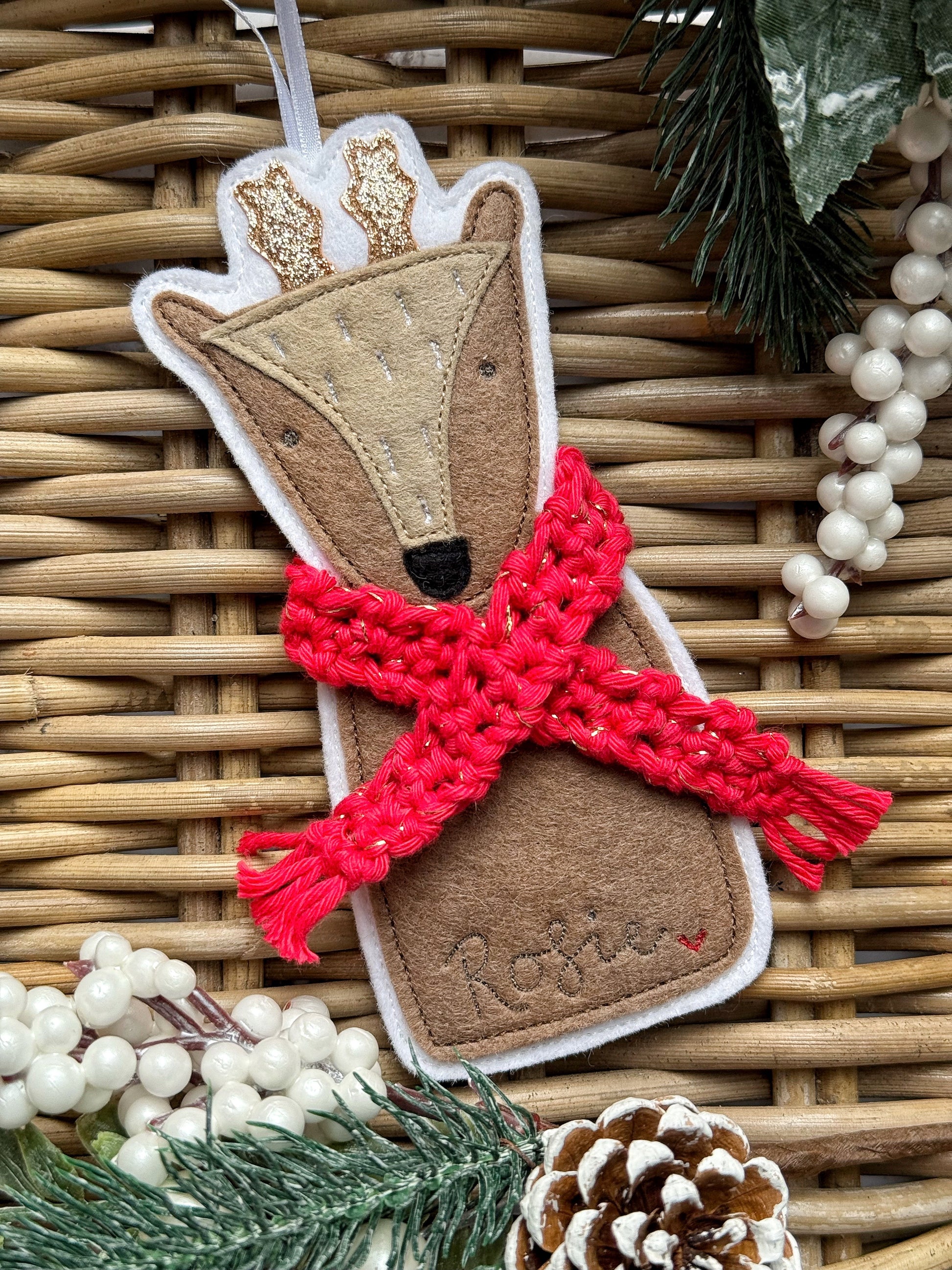 Christmas Reindeer Decoration | Tink and Reu