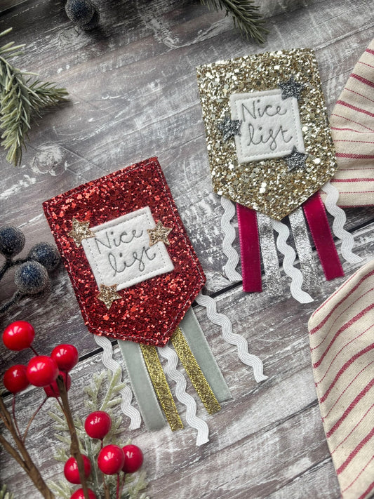 Nice List Badge, Christmas Eve Badge