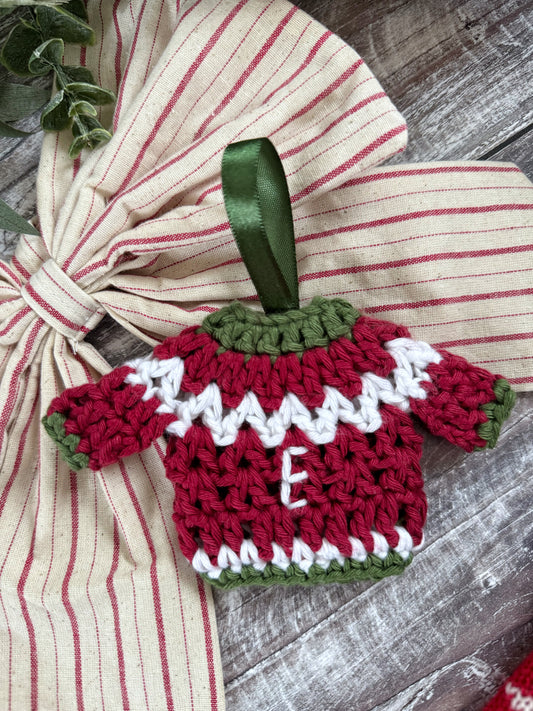 Personalised Christmas Jumper Tree Decoration 