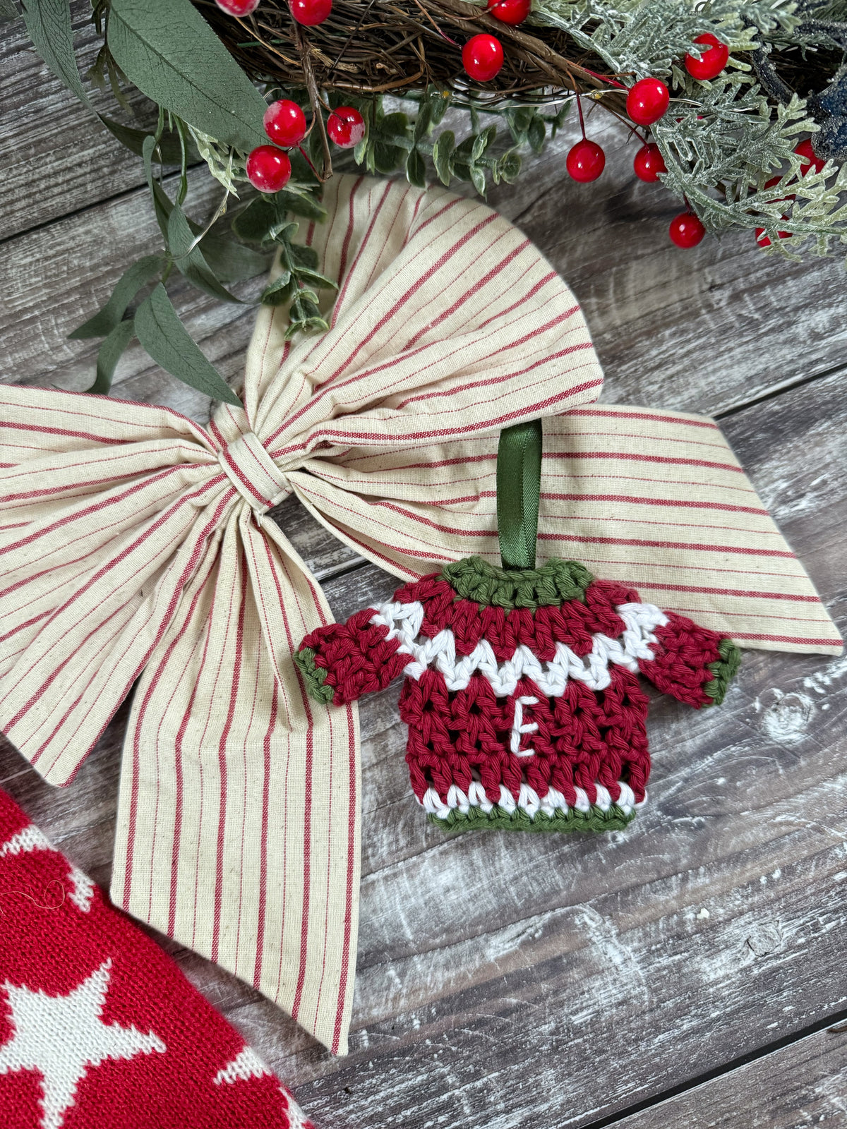 Personalised Christmas Jumper Tree Decoration 