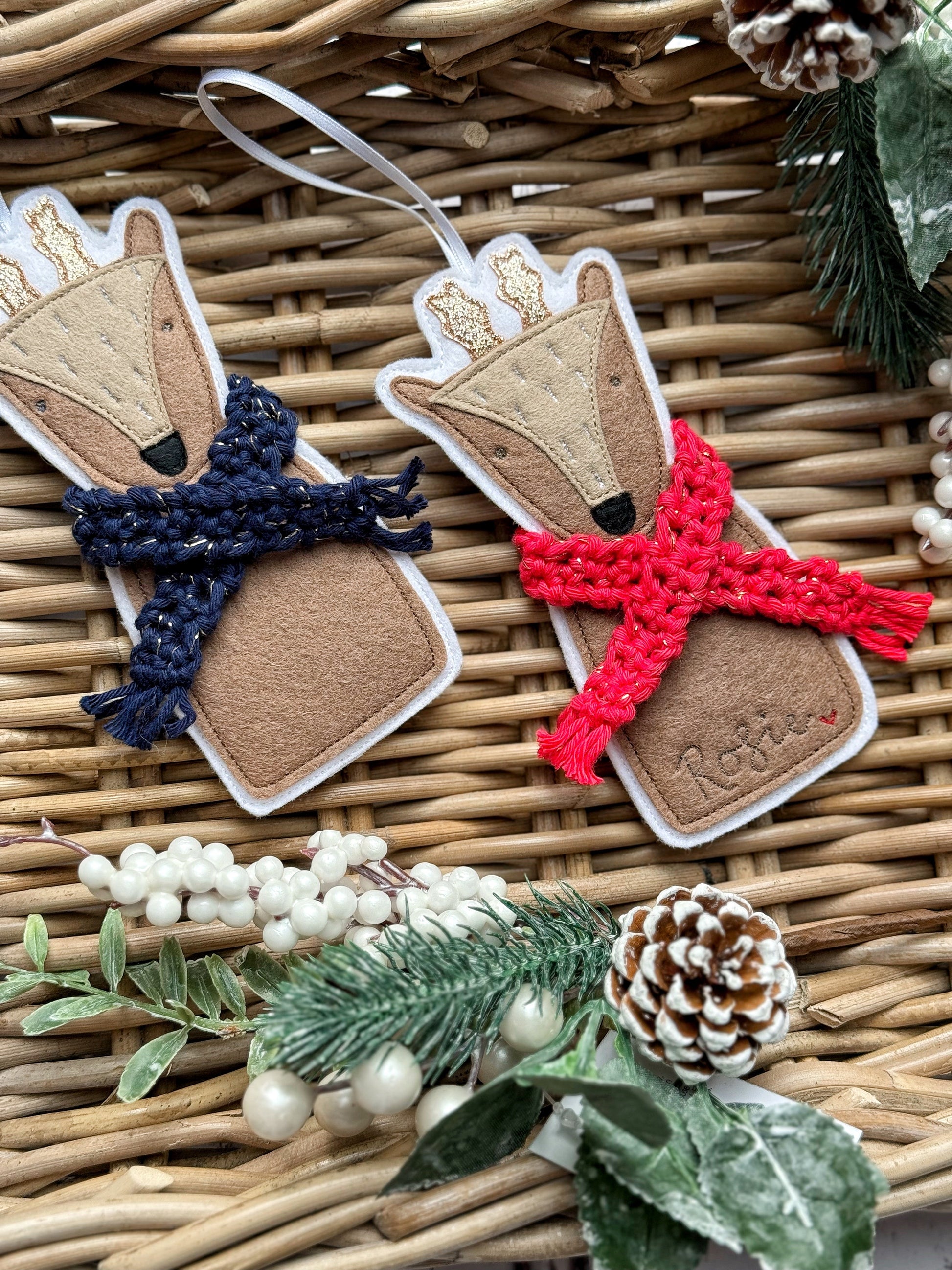 Christmas Reindeer Decoration | Tink and Reu
