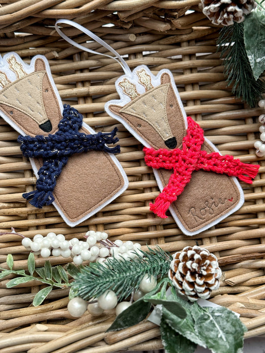 Christmas Reindeer Decoration | Tink and Reu